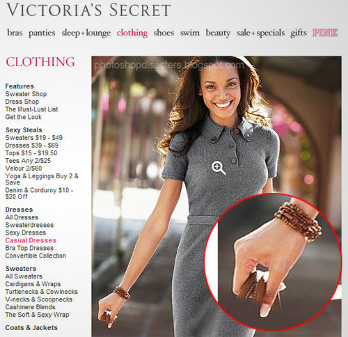 photoshop mistakes victorias secret 盘点史上最烂的33个PS失误，你会犯同样的错误吗？